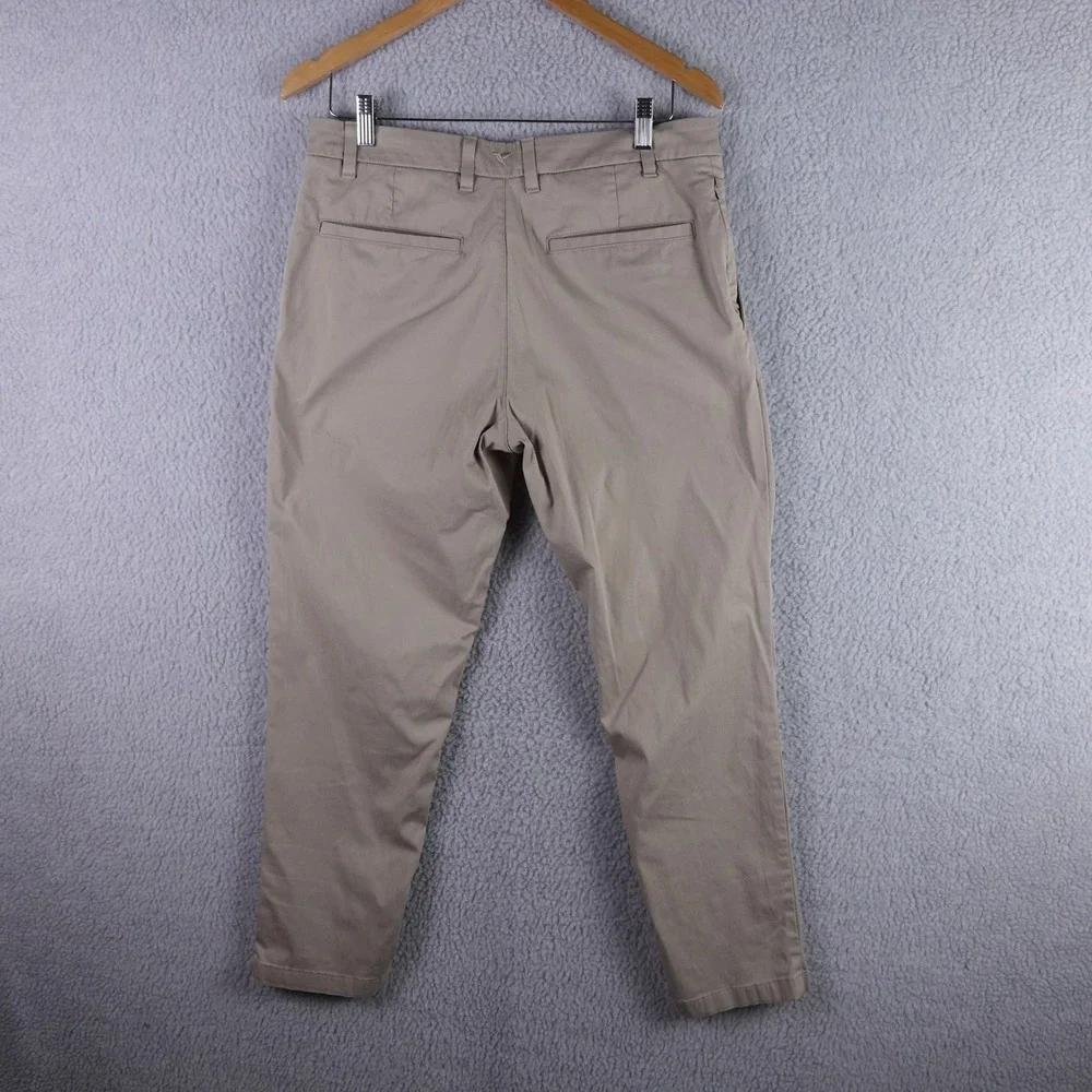 Birddogs Boomstick Khaki Chino Pants Mens 32x28 Tan Stretch Cotton Twill Tapered